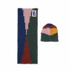 bobo choses color block neck warmer & beanie set, kid's knit accessories