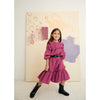 the new society dominique dress burgandy