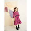 the new society dominique dress burgandy