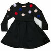 wauw capow by bang bang copenhagen flora flow black dress, free shipping over $99 from kodomo boston