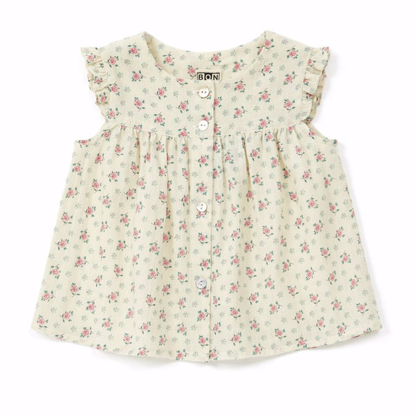 bonton nico floral baby blouse, kodomo boston