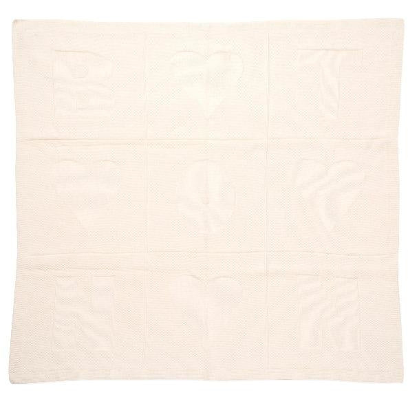 bonton baby blanket cream, baby's cotton cashmere blankets