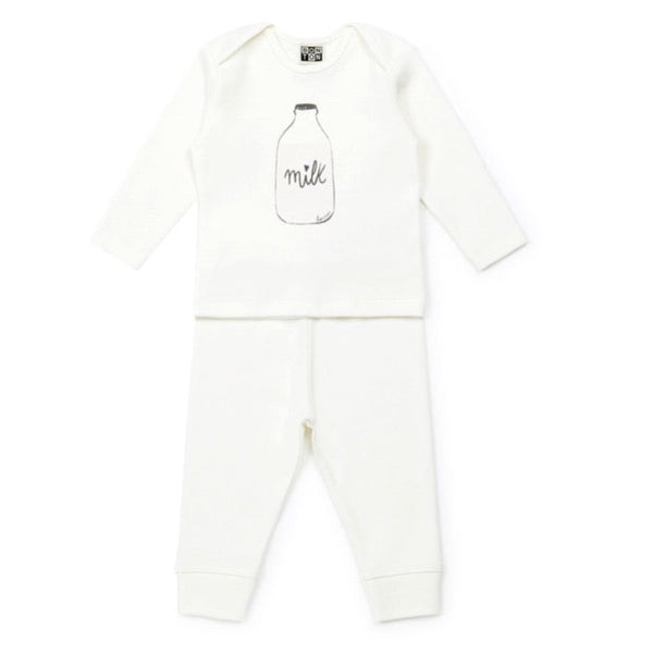 bonton milk baby set white