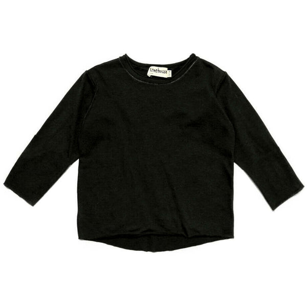 treehouse belas long sleeve t-shirt black - kodomo boston, fast shipping