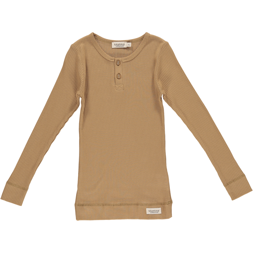 marmar copenhagen long sleeve t-shirt caramel - kodomo boston. free shipping 