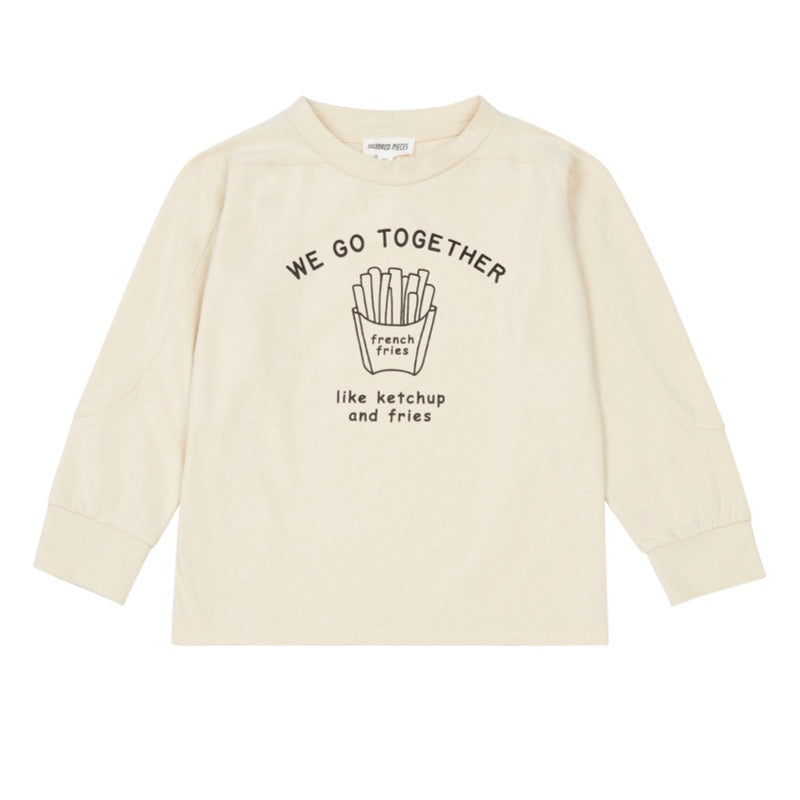 hundred pieces organic cotton together t-shirt mastic front view