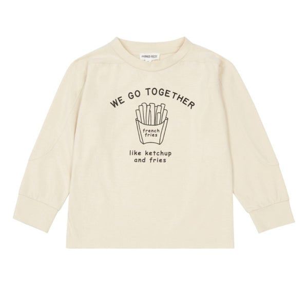 hundred pieces organic cotton together t-shirt mastic front view