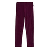 hundred pieces corduroy leggings blackcurrant front view