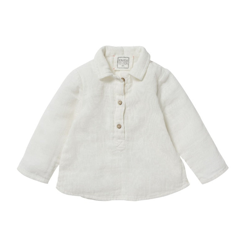 bonheur du jour felix shirt ivory ivoire