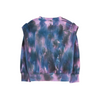 finger in the nose carly tie dye sweatshirt dark purple