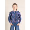 finger in the nose carly tie dye sweatshirt dark purple
