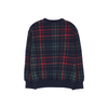 finger in the nose wind checkers sweatshirt khaki