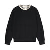 les coyotes de paris bique logo collar pullover black
