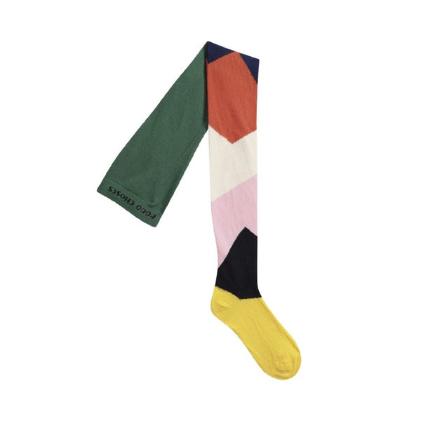 bobo choses multi color block tights
