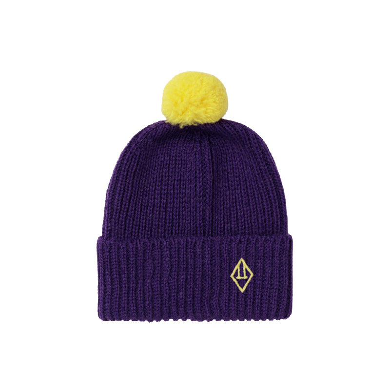 the animals observatory arty pony baby hat purple logo