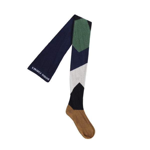 bobo choses multi color block tights 