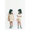 andorine two tone dress white/gold