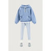 gray label leggings lavender/cream