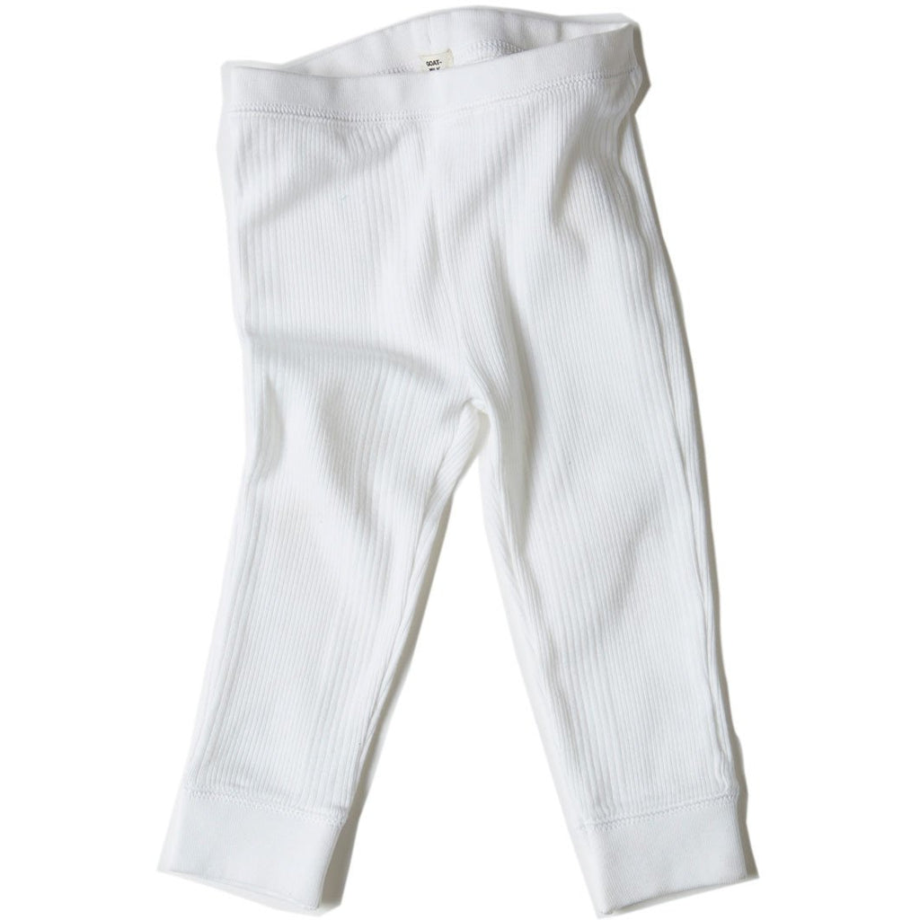 kodomo goatmilk baby thermal pant white