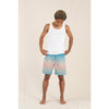 finger in the nose goodboy swim trunks blue rainbow