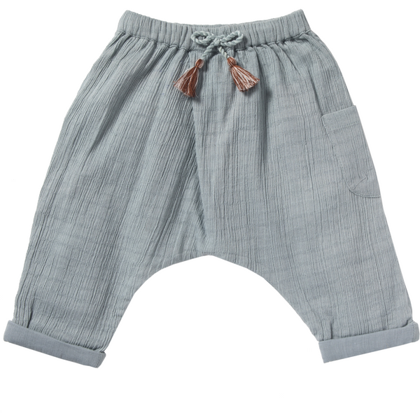 bonheur du jour new spring summer baby collection bess blue grey pants - free fast shipping on all orders over $99 from kodomo