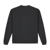 gray label adult dropped shoulder sweater nearly black