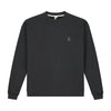 gray label adult dropped shoulder sweater nearly black