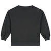 gray label dropped shoulder sweater nearly black