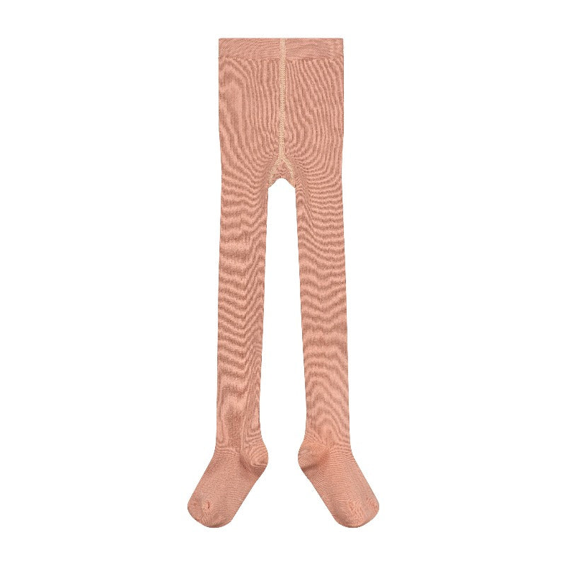 gray label, ribbed tights, rustic clay