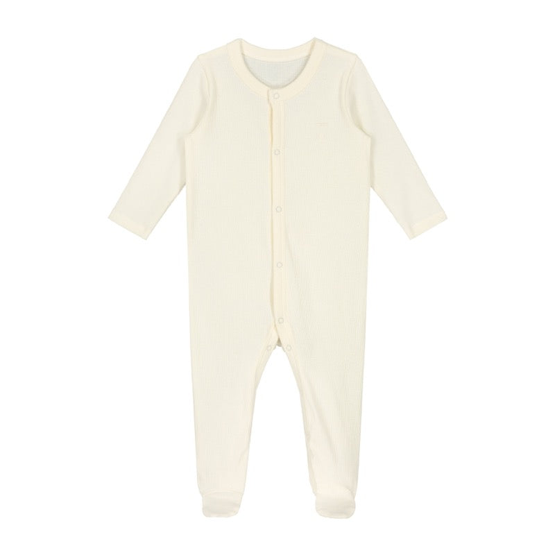gray label baby sleep suit cream
