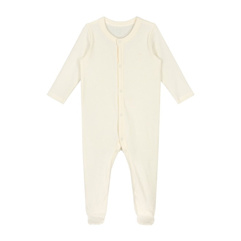 gray label baby sleep suit cream
