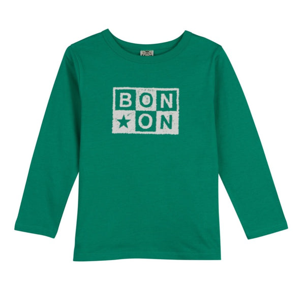 bonton logo long sleeve t-shirt green