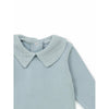 bonton collar baby onesie blue