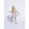 hucklebones tiered bodice dress sherbet stripe, colorful kids dress styles free shipping kodomo boston