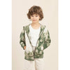 finger in the nose joel zip up hoodie khaki tie dye