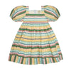 the middle daughter know full well dress in multi-stripe