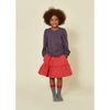 kids on the moon berries and hearts tee purple