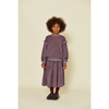 kids on the moon velour skirt lilac