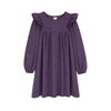 kids on the moon berries and hearts dress purple