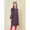 kids on the moon berries and hearts dress purple