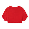 little creative factory crop sweatshirt red