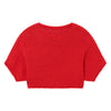 little creative factory crop sweatshirt red