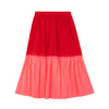 little creative factory kawaii midi skirt pink and red
