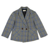 simple kids lima prince check jacket blue