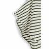 detail closeup of wolf & rita luana tunic green stripes