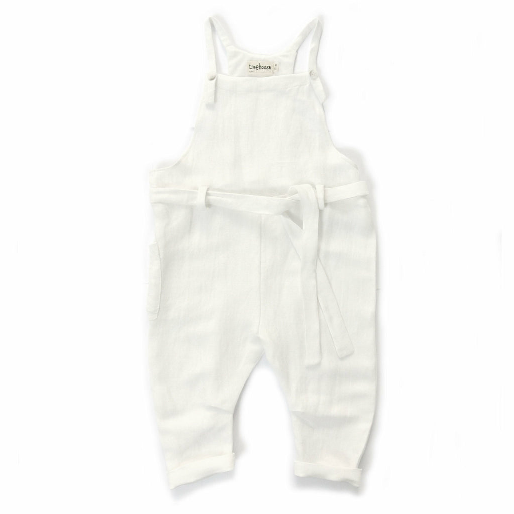 treehouse ludoni overalls white - kodomo