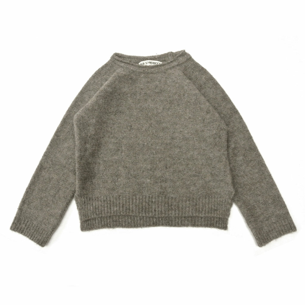 treehouse luli alpaca pullover taupe, kodomo boston fast shipping