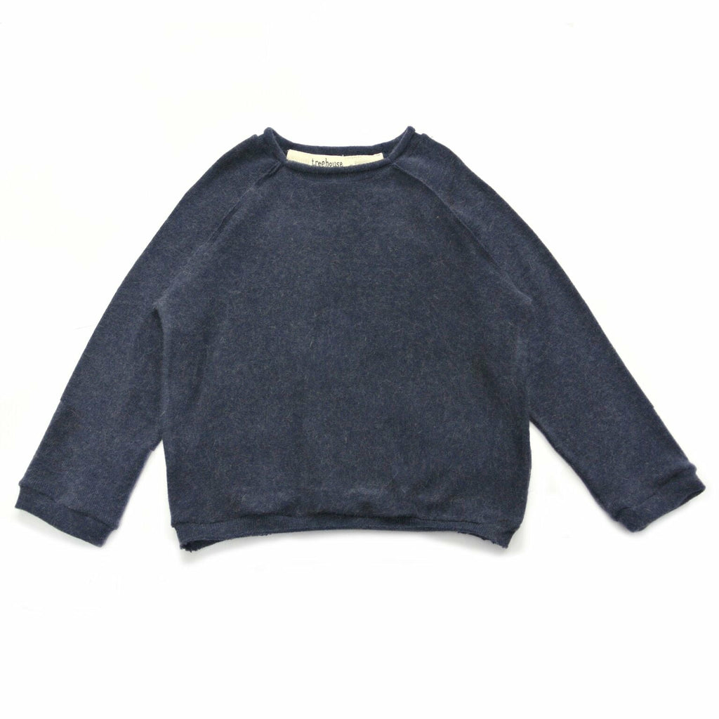 treehouse luli pullover blue marble - kodomo boston