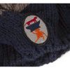 wolf & rita mario braid taupe beanie, warm knit hat fall winter cozy styles for children, free shipping at kodomo boston