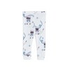 mini rodini siamese aop baby legging white